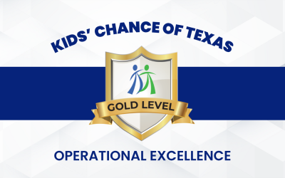 Kids’ Chance of Texas achieves Gold Level for operational excellence